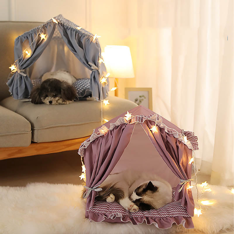 Foldable Summer Cat Bed House